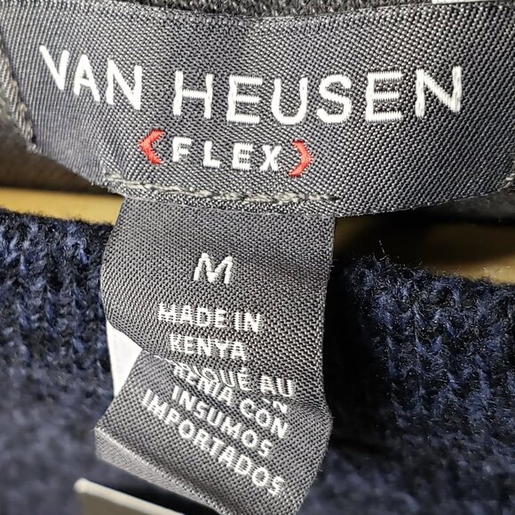 NWT Van Heusen Classic Fit Flex Natural Stretch Sweater M - Picture 8 of 8